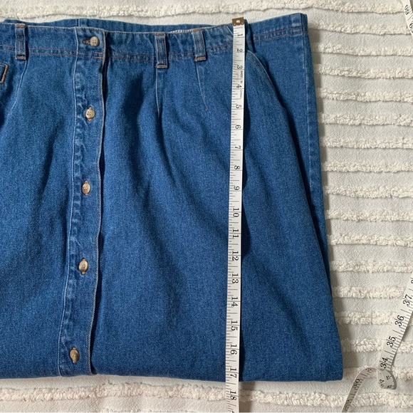 Marisa Canvas Denim A- Line Skirt Women’s L14 - Picture 4 of 14